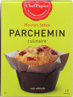 PAPER CHEF: Parchment Cup Lotus, 12 pc