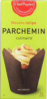 PAPER CHEF: Parchment Cup Tulip, 12 pc