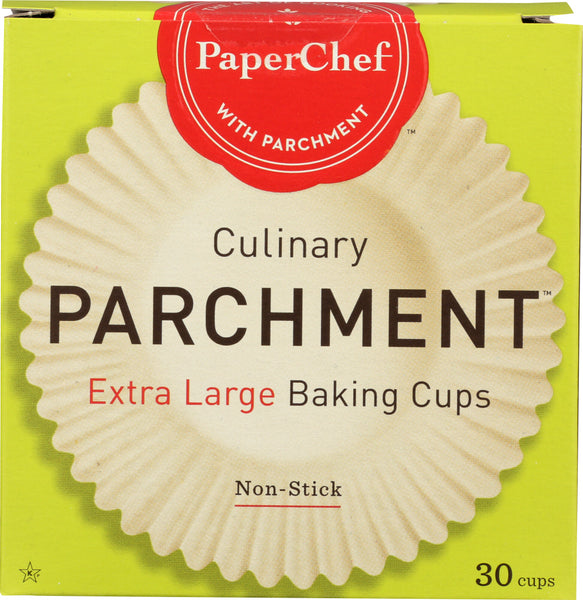 PAPERCHEF: Culinary Parchment Extra Large Baking Cups, 30 Pc