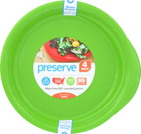 PRESERVE: Apple Green Plate 9.5 Inches, 4 pc