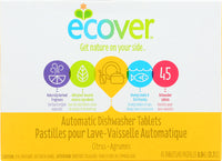 ECOVER: Automatic Dishwasher Tablets Citrus, 45 pc