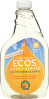 EARTH FRIENDLY: Cleaner Liquid Concentrate Orange, 22 oz