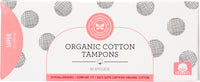 THE HONEST COMPANY: Tampons Cotton Supper, 20 pc