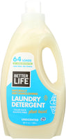 BETTER LIFE: Detergent Laundry Unscented, 64 oz